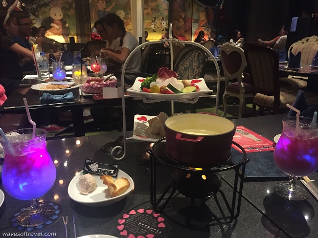 Alice in Wonderland Restaurant Food Tokyo Japan